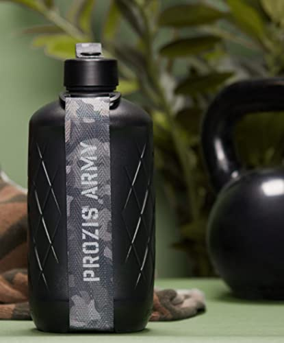 Prozis Army Hydra - 1.8 litri - borraccia professionale, lavabile in lavatrice, tappo anti perdite