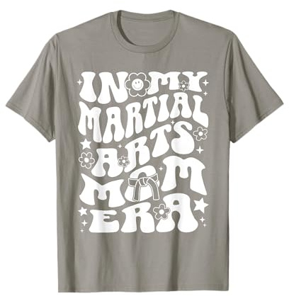 In My Martial Arts Mom Era Groovy Retro T-Shirt
