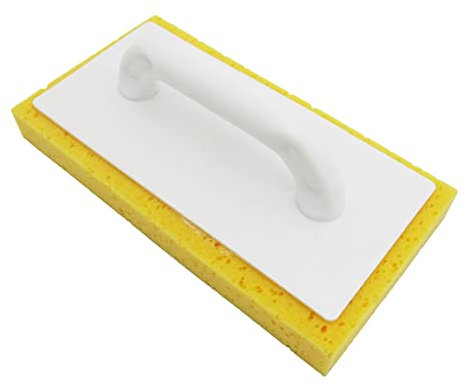 Tile Caulking Trowel Builder Masonry Plastering Sponge Trowel Brick Tool Concrete Stucco Caulking Tool for Cleaning Grout and Tile Brush, For Cleaning Grout, Drill Brush Sponge