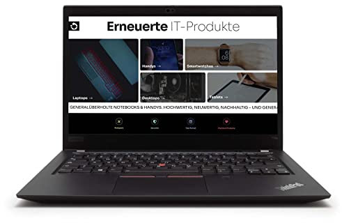 LENOVO ThinkPad T14s G1 Laptop | 14 Zoll | 1920 x 1080 | Intel Core i7-10610U | 32 GB DDR4 RAM | 512 GB NVMe | DE-QWERTZ | Windows 11 Pro | 1 Jahr Garantie | (Generalüberholt)