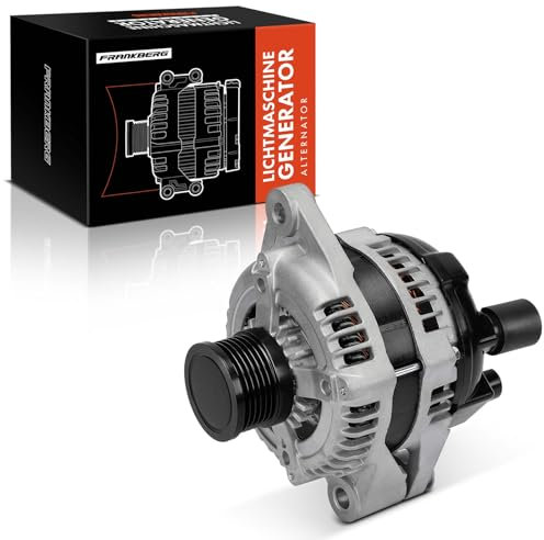 Frankberg Alternatore con puleggia dell'alternatore in eccesso Benzina Compatibile con Giulietta 940 2010-2020 Doblo Cargo 263 2010-2025 Ducato Bus 250 2011-2025 Replace# 104210-1200
