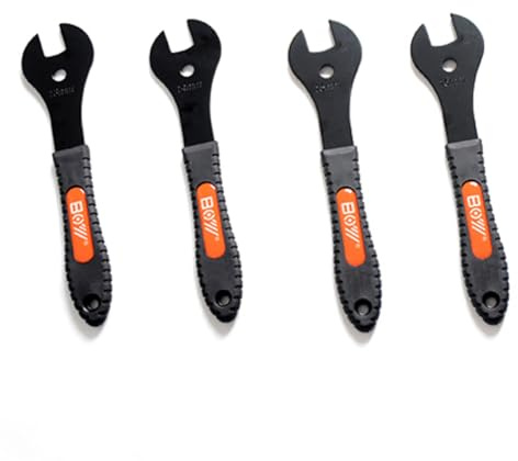 RCMCHTLA 4PCS Set di Chiavi Coniche Per Bicicletta Ciclismo Chiave Per Mozzo Ruota Dado Assale Installare Rimozione Chiave Combinata 13 14 15 16