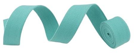 Nylonbälte canvasbälte 5 meter och 20 mm för väskor, bomullsremmar, nylon för ryggsäckar, hundtillbehör (Emerald Green)