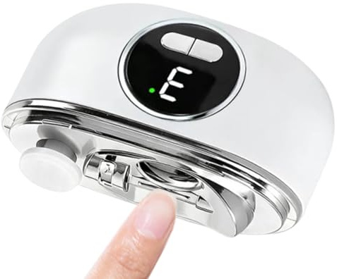 Electric Nail Clippers Suitable for Adults - USB Rechargeable Silent Nail Clipper with LED | Battery Powered Nail Trimmer | For Family Students Adults Men Women Home and Indoor Use