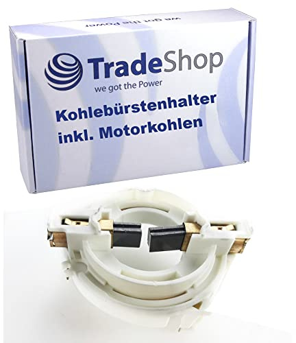 Trade-Shop Kohlebürstenplatte Halter inkl. Motorkohlen für Bosch PSB 500 RE (0603337780, 0603337603, 0603337680), PSB 13 RE (0603337786) Bohrmaschine