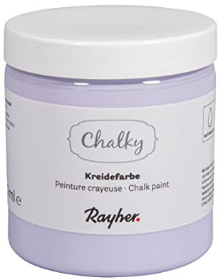Rayher Chalky Peinture craie p. Shabby chic et vintage bte 230ml lilas, 35048308