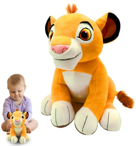 Löwe Simba Kuscheltier - König der Löwen Plüsch für Kinder Fans, Geburtstag und Weihnachten