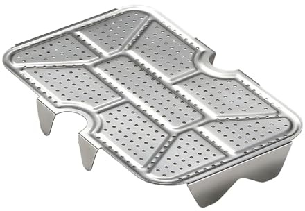 Inserto de vaporizador de camping, soporte de vapor para cocina,Soporte de cocción al vapor para bandeja de la lonchera - Bandeja de vapor multifunción de acero inoxidable, hoja