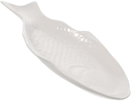 GREENADSCAPE Keramikteller Fischform Langlebig Kreativer Teller Snack-aufbewahrung Für Restaurant Abendessen