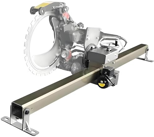Electric Ring Saw Track with Rotating Rocker for Wall and Floor Cutting on Various Surfaces