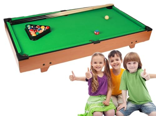Mini tavolo da biliardo – Mini tavolo da biliardo regolabile | Piscina familiare per interni ed esterni, studio educativo per intrattenimento, relax