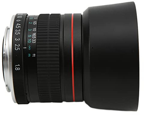 Tbest hasta 50 Mm Lente Principal Nikon D3400, Lente de 85 Mm Compatible con Nikon85Mm F1.8 Gran Apertura Marco Completo Enfoque Manual Retrato Lente Principal Ai Montura para Nikon