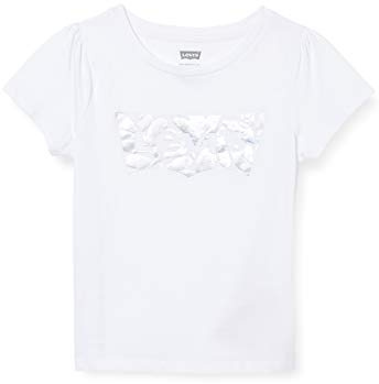 Levi's Lvg SS Baby Tee Bambine e Ragazze, Bianco, 10 anni