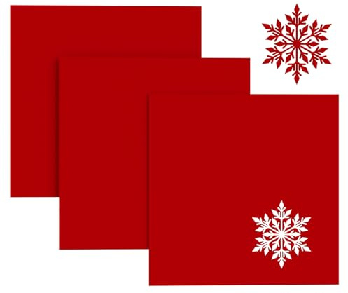 Creatorally Acrylglas Rot, 3 Stück 3mm Acrylplatte Bunt 30x30 cm, Farbig Kunststoffplatte für Laser Gravur, Undurchsichtig Plexiglasplatte, DIY Malerei Schilder Display