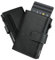 YESIIW Portafoglio Uomo Slim con Alta Capacità, Pop-up Porta Carte di Credito per 10+ Carte, Portacarte Slim con Blocco RFID e Chiusura Magnetica, Porta Tessere con Monete,Regalo Uomo (Nero)