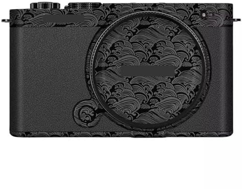 Camera Skin Wrap Anti-Scratch Sticker Coat Vinly Protective Film Body Protector Decals Cover for Panasonic Lumix S9 S 9(Wave Black)