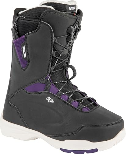 Nitro Snowboards Damen Scala TLS All Mountain Freeride Freestyle Schnellschnürsystem Boot Snowboardboot