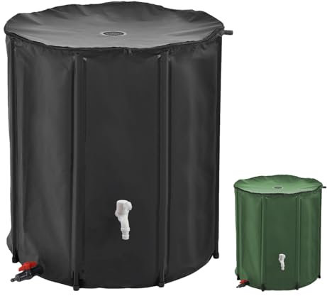 Linxor - Réservoir souple, récupérateur d'eau de pluie pliable - 200 L - 2 Coloris
