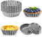 LYTIVAGEN Pack of 20 Mini Egg Cake Moulds, Stainless Steel, Non-Stick Coating, Small Muffin Cupcake Tartlets Moulds