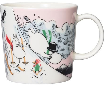 Arabia Moomin Henkelbecher Gleiten, aus Vitroporzellan, Fassungsvermögen: 300ml, Maße: 11 x 8,3 x 8,1 cm 1068266