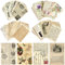 DKDDSSS 120 Blätter 14x20cm Scrapbooking Papier Deko, Vintage Scrapbook Papier, Bastelpapier Dekopapier Designpapier Scrapbook Zubehör für Fotoalbum Tagebuch Notizbuch DIY Kunst