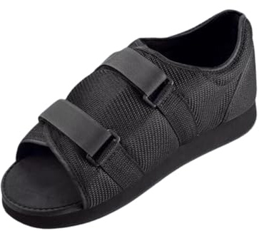 GERCARE Zapato Bilateral Post Quirúrgico. Zapato Post Operatorio Cirugía Pie y Dedos. Calzado Ortopédico con Cierre de Pegar. (Talla 1 (36-38))