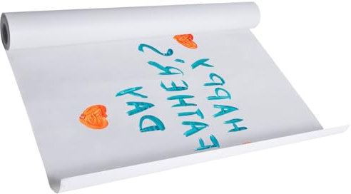 44cm X 10m Zeichenpapier Rolle,Weiße Papierrolle,Staffeleipapier,Malpapier Kinder,Posterrolle,Skizzenpapier Skizzenrolle,Handwerk Malpapier,Für Kinder Studenten Wandkunst