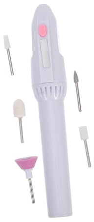 Machine à Vernis à Ongles Électrique Mini Stylo Portable Blanc