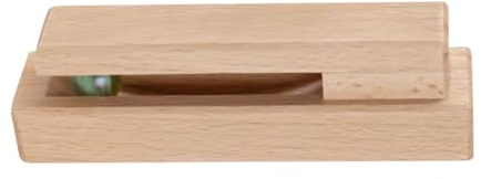 FIXOSHEE Porte-Serviettes Mural en Bois de Hêtre sans Perçage Support à Crochets Polyvalent pour Serviettes et Torchons Rangement Pratique pour Salle de Bain la Cuisine et Balcon