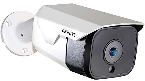 ONWOTE 6MP Super HD PoE IP Security Camera with Audio, AI Human Vehicle Detection, 3072x2048 6 Megapixels, 122° FoV, Indoor/Outdoor Commercial Wired Camera for Business, Add-on to PoE NVR System