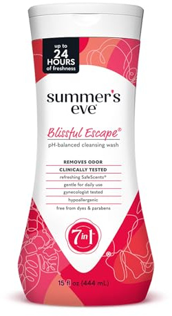 Summer's Eve Cleansing Wash | Blissful Escape | Gynecologist Tested | 15 fl oz