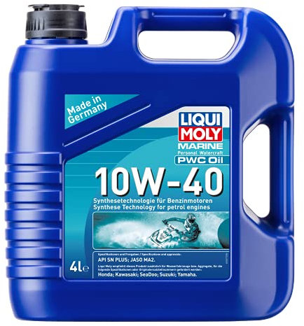 LIQUI MOLY Marine PWC Oil 10W-40 | 4 L | Boot 2-Takt-Öl | Art.-Nr.: 25077
