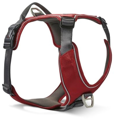 Wolters Geschirr Active Pro Comfort, Größe:50-57.5 cm, Farbe:rot/anthrazit