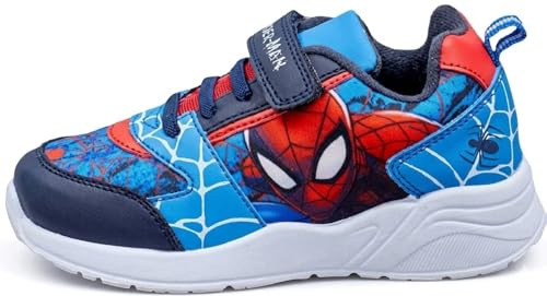 Marvel Ragazzi Spiderman Scarpe da Ginnastica Rosse Taglia 6-12,5, Blu, 26 EU