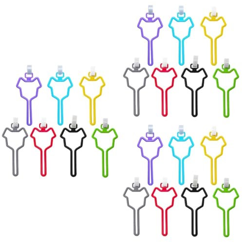 Kisangel 21 Stk Clip für Haustierkotbeutel Spender für Hundekotbeutel Kotbeutelhalter für Hunde müllbeutel hundekotbeutel knoten Hundeleinen-Clip Hände frei Halterung Tasche