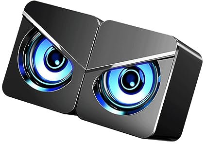 OSALADI Altoparlante Surround Ricarica USB Altoparlante per Computer Desktop Utile Cassa Audio Altoparlanti per Altoparlanti