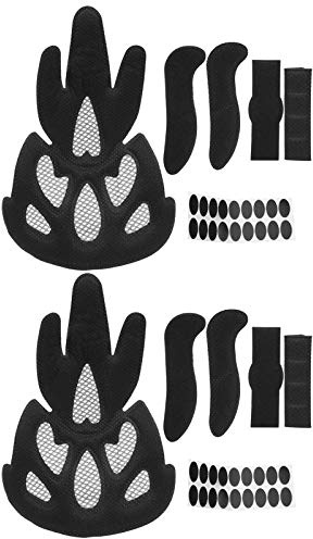 2 Kitcykelhjälmfoder, Universell Cykelbyte Skumdynor Padding Kuddar Mattor Set för Cykelcykelhjälm