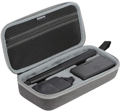 Honbobo Bolsa de transporte para cámara DJI Osmo 360, funda protectora portátil para OSMO 360 y accesorios (bolsa grande)