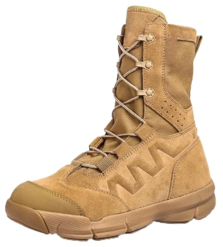 Wizeny Bottes de Militaire Homme Bottes Rangers Combat | Légères, imperméable, montante, Tactiques, Randonnée, Travail, D'extérieur, Police