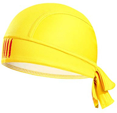 ShopINess Gorro Bandana de Ciclismo Deportivo Transpirable Unisex para Ciclismo Correr Bicicleta Debajo del Casco Banderas (Senyera)…