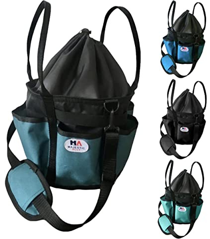 Majestic Ally horse Grooming Organizer Tote Bag (Hunter Green)