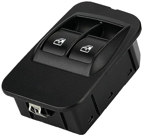 LEDFEWAG Interruttori a pulsante Alzacristalli per auto 6490.G8, 735461275 Compatibile per Citroen Nemo per Peugeot Bipper