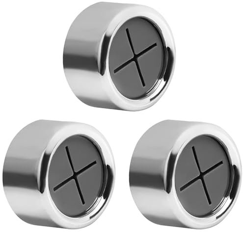 Luxiremi 3 Pcs Adhesive Round Towel Holder, Adhesive Towel Hooks Round Wall Mount Hook Tea Towel Holder for Bathroom, Kitchen and Home, No Drilling Required