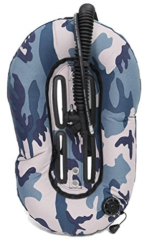 Sctecoau 30lbs Scuba Tarierjacket Tarierweste Professionelle Taucherausrüstung Scuba, Ocean Camouflage