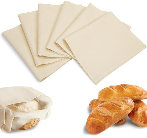 6Pcs 100% Cotton 14x18 Flour Sack Towels, for Sourdough Bread Baking