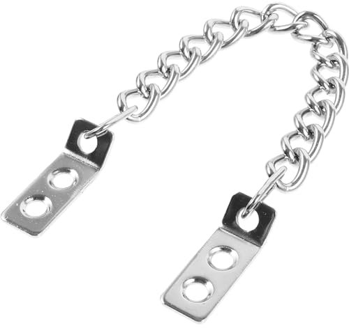 HORIALENCE Catena Di Sicurezza Antifurto in Metallo Per Appendere Porta Armadio, Catena Robusta Per Porta Vetrina Multifunzione, Installazione Semplice Per Sicurezza Ingresso e Porte in Legno