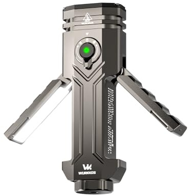 Wurkkos HD02 3200lm 4-in-1 LED Flashlight, Foldable Side Light