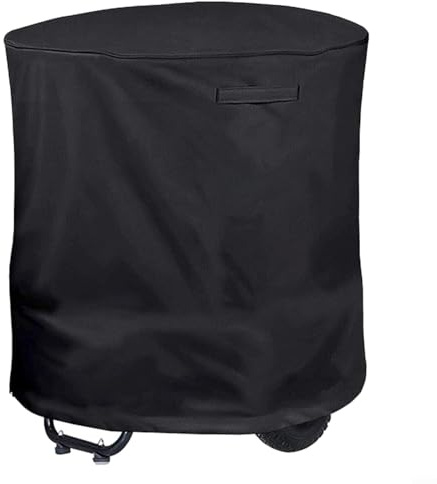 Allvädersvattentät kraftig träflisare mulcher-skydd, 210D Oxford-material med fyrskiktsskärm, passar bladlösa elektriska kompost upp till 83 x 115 cm (svart)