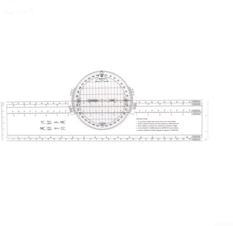 Professionale Navigazione Diapositiva Regola di Volo Plotter Aviazione E6B Strumento per Grafico di Carta Misurazione Angolo Distanza Calcolatore Leggero Pilota Attrezzatura di addestramento