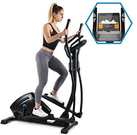 Capital Sports Helix Track Cross-Trainer med träningsdator Noir